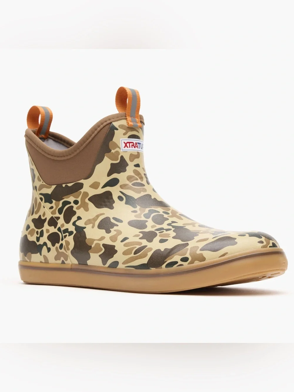 Xtratuf Men's duck Camo ankle deck boot • Sz 10
